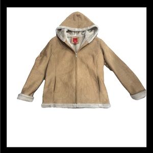 Esprit Tan Jacket with White Fleece Lining